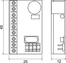 Контроллер: напряжение питания: 8-18V DC,ток потребления: 4 mA, ключей/карт (max): 5460 шт. Тип ключей: DS1990A, RFID карточки