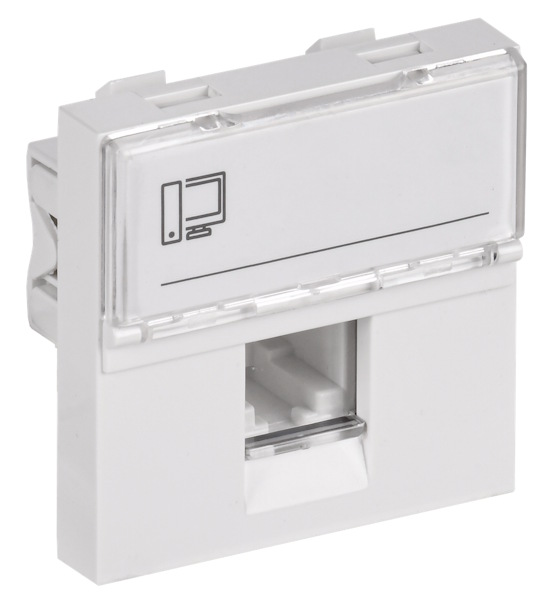 PRIMER РКИ-20-00-П-6 Розетка RJ45 кат.6 (2 мод.) белый
