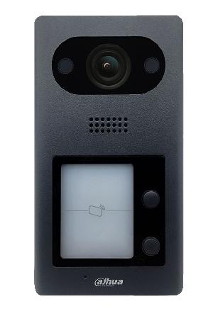 Двухабонентская IP вызывные панели 2MP CMOS видеокамера, Угол обзор:140°, ICR ночное видение, Алюминий, IK08, IP65, -40°С/+60°С, POE, Накладной монтаж.