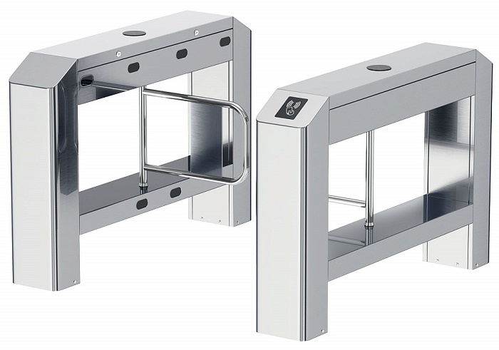 Турникет РАСПАШНОЙ автоматический, габариты 1480х260х1000 мм; Ширина прохода 1040 мм; Режим "антипаника" Автоматический/ручной; Материал корпуса Нержавеющая сталь AISI 304; Интерфейс управления Сухой контакт; Ширина створки 490 мм; Пропускная способность (чел/мин) 25-40; Время открытия (сек) 0.6 (регулируется).&nbsp;&nbsp;ЦЕНА ЗА ОДНУ СЕКЦИЮ (ПРАВУЮ ИЛИ ЛЕВУЮ)
