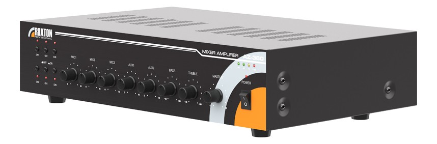 Усилитель 360 Вт, 3 микр./2 лин. входа, 6 зон