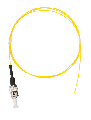 Шнур волоконно-оптический, монтажный, одномодовый 9/125мкм, стандарта OS2, ST/UPC, LSZH нг(A)-HFLTx, 0.9мм, желтый, 1м, уп-ка 2шт.
