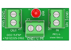 Одноканальный блок защиты от КЗ, электронный предохранитель /ограничитель тока.