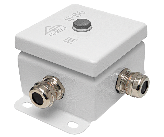 Коробка монтажная общепромышленные, оцинкованная сталь 1,2мм, IP66, 86х86х62 мм, 4 вводов