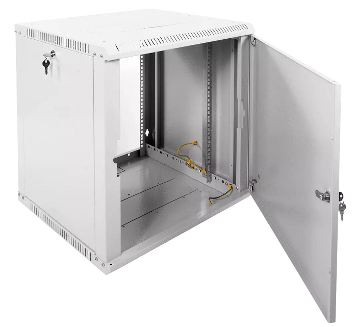 Шкаф телекоммуникационный настенный разборный ЭКОНОМ 12U (600 × 520) дверь металл