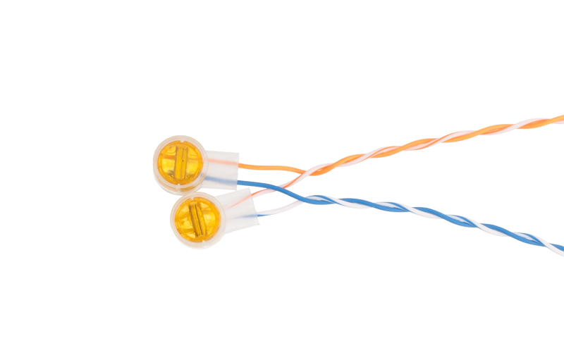 EC-SL-UY2-YL-100 - Соединитель проводников типа "скотчлок", для 2-х жил 0,4-0,9 мм, с гидрофобн (100 шт) Соединитель проводников типа "скотчлок", для 2-х жил 0,4-0,9 мм, с гидрофобн (100 шт)