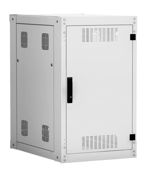 EC-FZ-186080-MMM-GY - Напольный шкаф 19", 18U, металлическая дверь, цельнометаллические стенки, Ш600хВ974хГ800мм, в разобранном виде, серый Напольный шкаф 19", 18U, металлическая дверь, цельнометаллические стенки, Ш600хВ974хГ800мм, в разобранном виде, серый