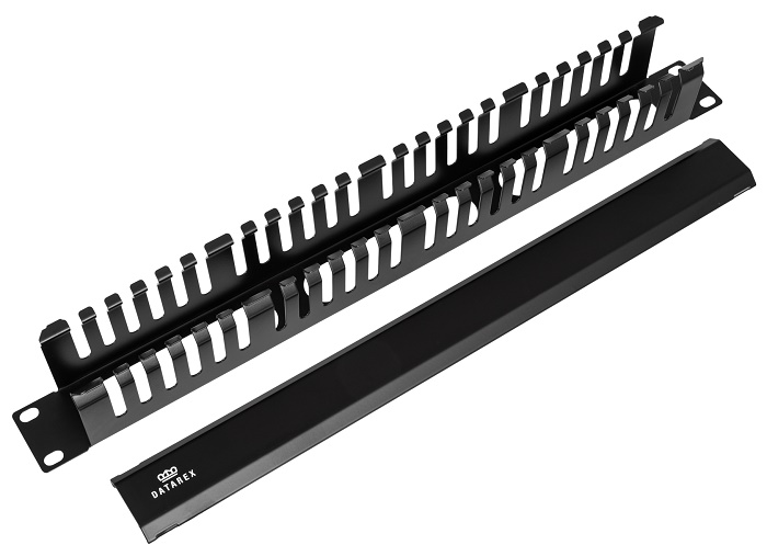 Организатор металлический с гребенкой и крышкой, черный