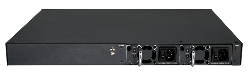 Управляемый коммутатор L3 PoE, Stack, 48*1Гбит/с PoE, 6*1/10Гбит/с SFP+, PoE 740Вт (2 БП)