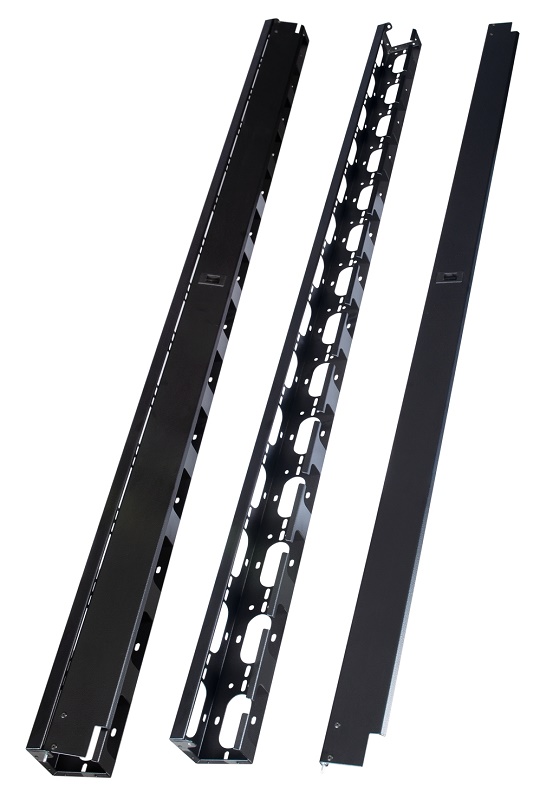Вертикальный каб. организатор 26U для шкафов шириной 800мм, чер. 2шт.