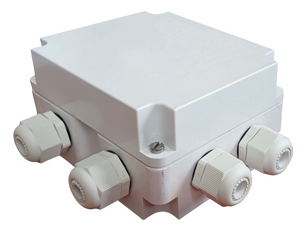 Устройство соединительное взрывозащищённое, маркировка 0Ex ia IIC T6, в корпусе из антистатичного пластика, 2 пластиковых кабельных ввода (6-12), тип клеммников - РМ2