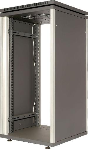 Рэковый 19"шкаф, 33U, стеклянна дверь, 2 вентилятора, без направляющих и крепежа (ФКЕС 426491.147-6)