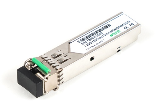 Оптический трансивер 3,3В 1,25Гб до20км тип DFB Тх 1310 нм Rx 1550 нм