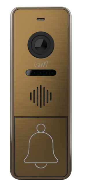 CTV-D4005 бронза - Вызывная панель для видеодомофона, AHD-H/AHD-M/ CVBS, 1080p, 115°, ИК-фильтр для "ночного" режима, подсветка кнопки вызова, блок управления замком (БУЗ) и монт. уголок в комплекте, цв. Бронза Вызывная панель для видеодомофона, AHD-H/AHD-M/ CVBS, 1080p, 115°, ИК-фильтр для "ночного" режима, подсветка кнопки вызова, блок управления замком (БУЗ) и монт. уголок в комплекте, цв. Бронза