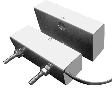 Извещатель магнитоконтактный взрывозащищённый, 0Ех ia IIC T6 Ga Х, Корпус-НЕРЖАВЕЙКА, НР, на металл, раст.сраб 100 мм, вывод 1000 мм, двойная изоляция.