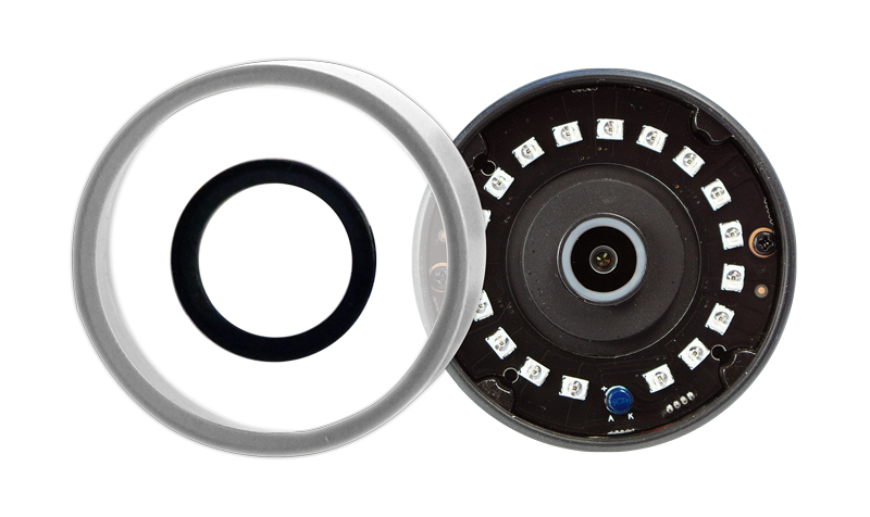 Уличная цилиндрическая видеокамера 2 Мп, TVI, CVI, AHD, CVBS, 1/2,7" КМОП, 3,6 мм