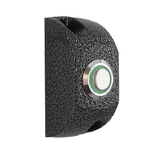 Кнопка выхода металлическая накладная c LED подсветкой. Выходные контакты НР/НЗ, IP 67, 60х27,5x26,5 мм, цвет серый; 66 г.