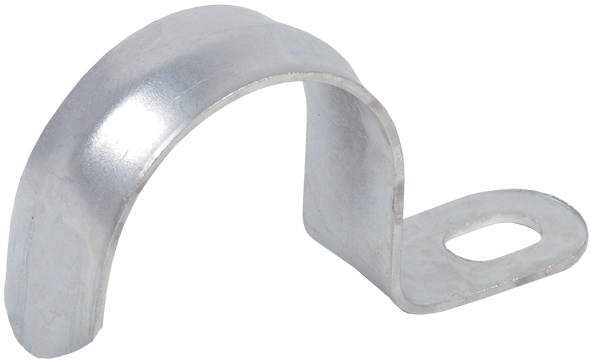 Скоба металлическая однолапковая d12-13мм (100 шт/уп)