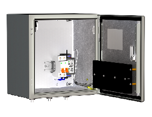 Термошкаф монтажный с обогревом. IP66. 220В. tраб от -60°C до +50°C. Pобогр - 66 Вт. 300x300x210мм.