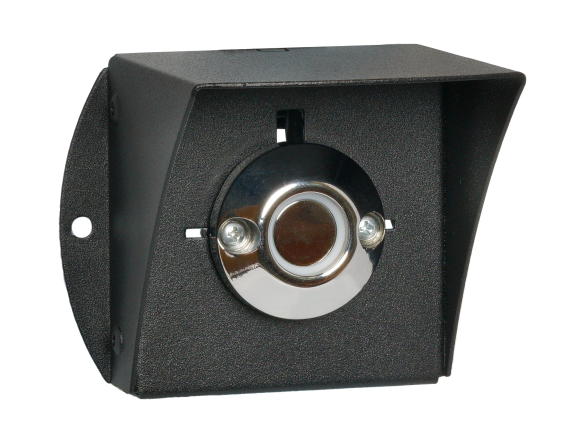 Защитный козырек для установки считывателей, кнопок звонков, габаритный размер 92х71х63 мм, установочные размеры не более 70х68 мм, вес 0,12 кг.