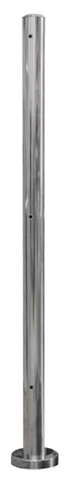 Стойка односторонняя универсальная, нержавеющая сталь, 1002 х D50 м