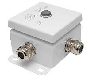 Коробка монтажная общепромышленные, оцинкованная сталь 1,2мм, IP66, 86х86х62 мм, 4 вводов