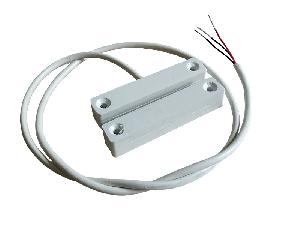 Извещатель охранный точечный магнито-контактный    Переклечен при расст. 8мм и менее, не переключен при расст. 45мм и более, 58х11х11