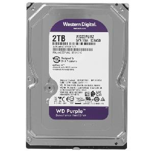 HDD 2Tb Жесткий диск SATA-III Video Streaming Purple (5400rpm) 256Mb 3.5"