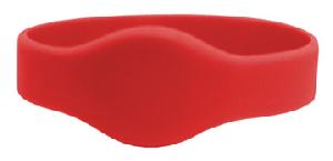 Браслет с EM идентификатором, диаметр 65 мм, красный