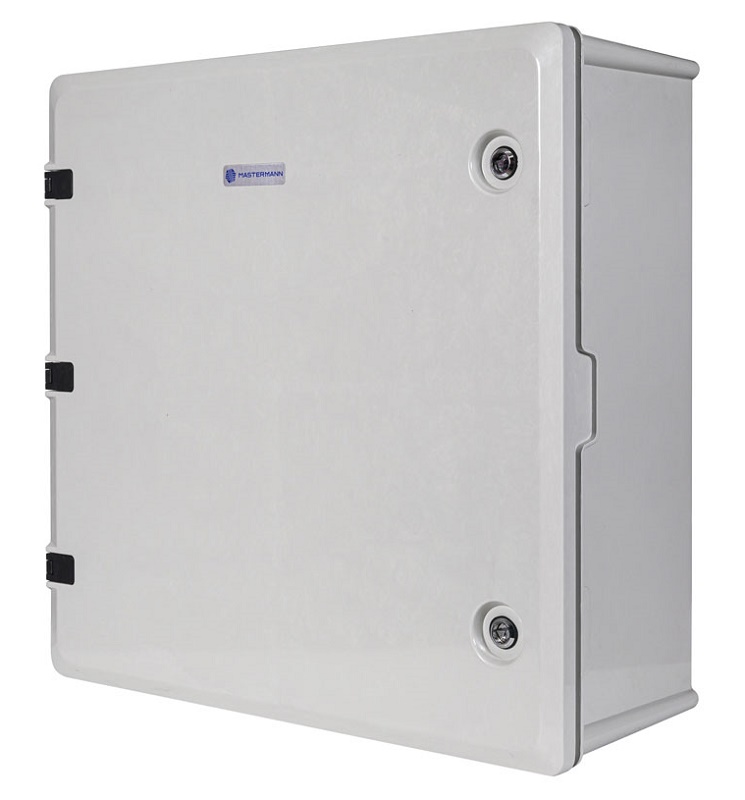 Композитный монтажный шкаф, Внутр. габариты 600х600х210мм, SMC композит, IK10, IP66, радиопрозрачный корпус, от -60 до +80 градусов. Комплектация: замок 2 шт, ключ 1 шт, монтажная плата 1шт, гермовводы (MG-25) 2 шт, усиленные петли, плотнительная резинка на корпусе. Вес: 10,8 кг