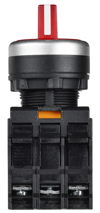 Переключатель с подсветкой 3 полож. 2NO красный MASTER IEK