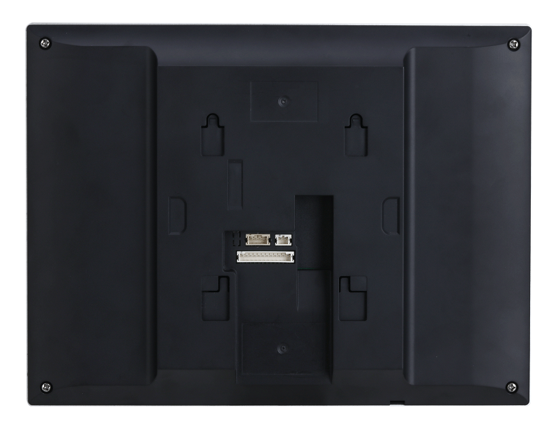 Монитор видеодомофона IP 10-и дюймовый с WiFi 2.4ГГц, серебрянный, 1024x600 разрешение, ёмкостной сенсорный экран; тревожные входы / выходы 6/1; LAN; поддержка micro-SD до 64Гб; Возможность просмотра IP видеокамер;  DC 12В; 190х250х24мм; Установка - на стену.