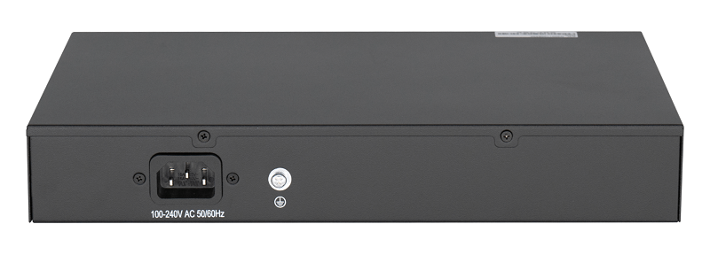 Управляемый L2 PoE коммутатор 8 Base-T 10/100/1000Mb/s портов, 2 Base-X SFP 1000Mb/s. 1U 19'', 220В, бюджет PoE 130Вт, блок питания 150Вт