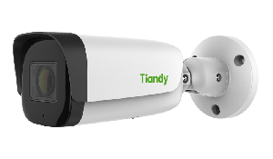 IP камера уличная цилиндрическая 5Mп, 1/2.8" CMOS; Starlight; 0,002лк (F1.6, AGC вкл); 2592x1944@20к/с; моторизированный объектив 2,8-12 мм; угол обзора 96.8°~32.7°; S+265/H.265/H.264