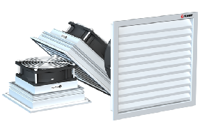 Вентилятор с фильтром, воздушный поток 170м3/ч,&nbsp;&nbsp;Uпит. 220В ± 10%. Потребляемая мощность 24Вт, IP55