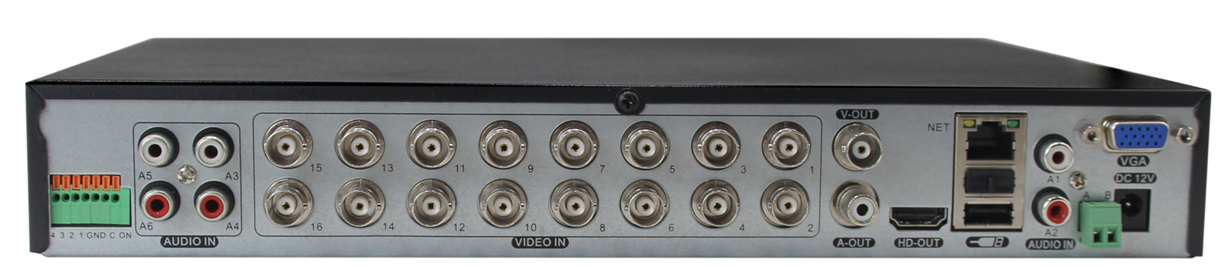 XVR видеорегистратор 5M-N 16видео+6аудио(16xAoC), 5-в-1, Н.265(+)/264(+) (аудио G.711), режимы - аналог 16*5M / гибрид 2*5M+14*IP 8M, аудио RCA*6вх/1вых, трев.вх/вых- 4/1, 1080P@ VGA/HDMI/BNC, ONVIF, Р2Р Bitvision/IPEYE, 2*USB 2.0, RS485, 2xSATA (max.2x8Тб), RJ45 10/100