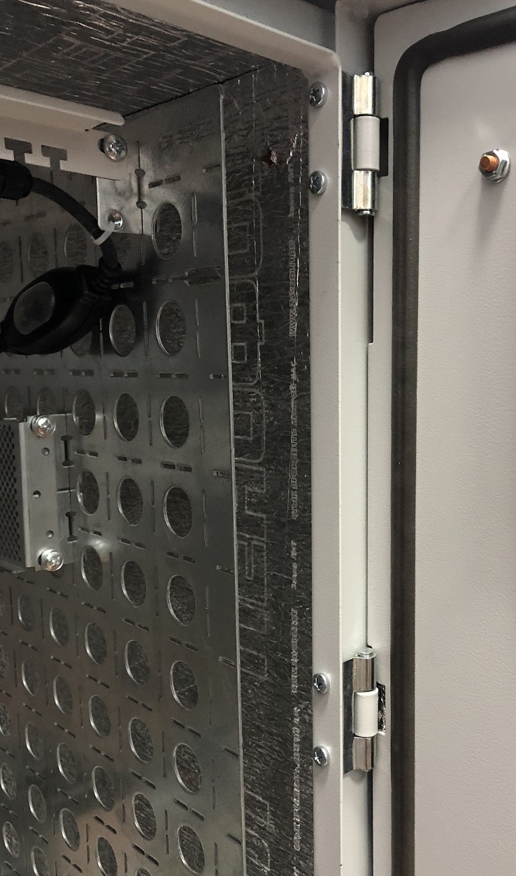 Шкаф уличный всепогодный настенный 6U (Ш600 × Г500), передняя дверь вентилируемая