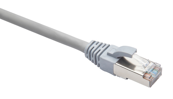 Патч-корд F/UTP Кат.5е, LSZH нг(А)-HF 0,5 м, серый