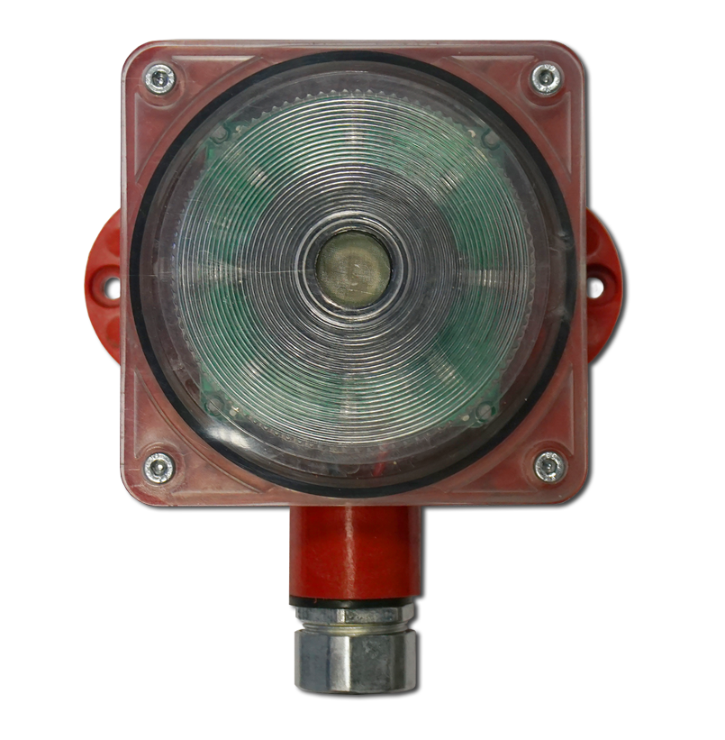 Оповещатель светозвуковой рудничное особовзрывобезопасное исполнение с искробезопасной электрической цепью РО Ex ia I Ma X. -60 ≤ T ≤ 85 °C P67/IP66