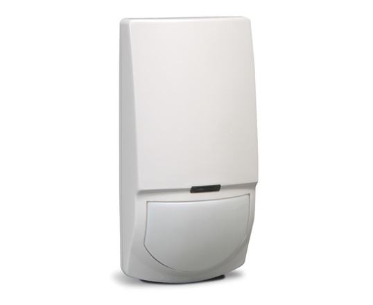 Извещатель охранный комбинированный ИК+МВ объемный с иммунитетом к животным до 25 кг, зона обнаружения 15м х 90°, термокомпенсация; U-пит. 8,2...16 В, t-раб.-20...+70°С, 123х62х38 мм.