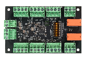 OSDP-модуль для защищенного управления дверями с возможностью подключения до 2 считывателей по Wiegand.  6 неконтролируемых входов, 2 реле Интерфейсы: RS-485, OSDP