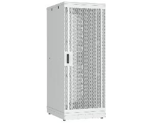 Напольный шкаф 19", 42U, перфорированные двери, металлические стенки, Ш800хВ2010хГ1000мм, в разобранном виде, серый