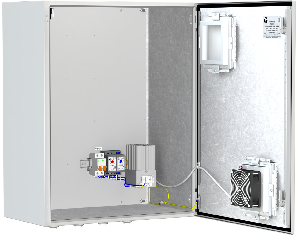 Термошкаф с обогревом и вентиляцией -40°C до +50°C. IP55. 600x760x350мм.