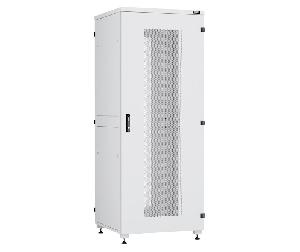Напольный шкаф серии Lite II 19", 42U, перфорированные передняя и задняя двери с ручкой и замком, боковые двухуровневые цельнометаллические панели, оснащены замками, Ш800хВ2042хГ800мм, в разобранном виде, серый RAL7035