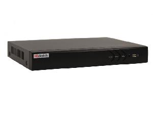 4-х канальный гибридный HD-TVI регистратор c технологией AoC для аналоговых, HD-TVI, AHD и CVI камер + 2 IP-канала (до 8 с замещением аналоговых в Enhanced IP mode)