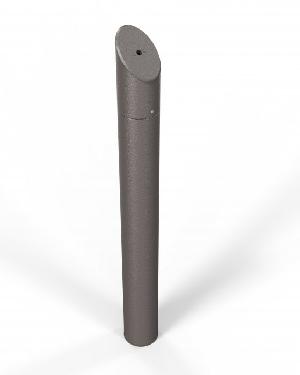Стойка для считывателя(высотой 1000мм, диаметр стойки ф106мм) Корпус стойки: крашеная сталь, цвет "серебряный антик"