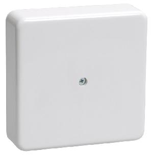 Коробка распаячная КМ41211-01 для открытой проводки безгалогенная (HF) 75х75х20мм белая