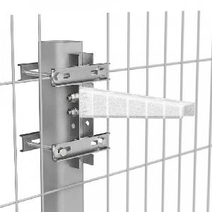 Комплект крепления к опорам ограждений 45х30