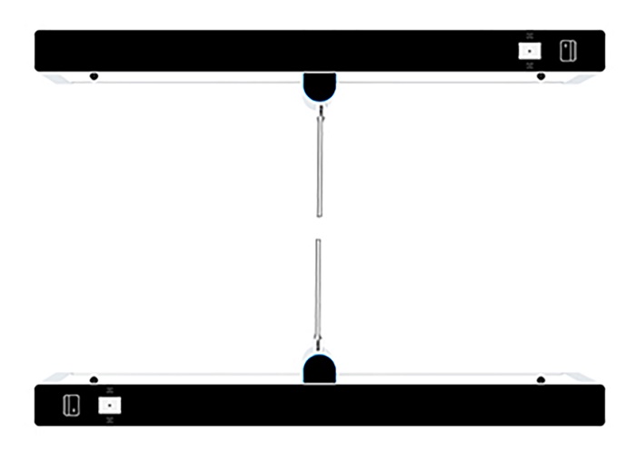 Скоростной турникет распашной (левый и правый модуль) Comet-S1000, нар на отказ 6 млн., инфр. дат. 8 пары., скор. отк. двери 0.8 сек., ширина прохода 660 мм. Цвет - серебро.
