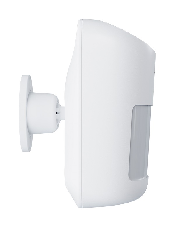 Датчик движения типа «штора» пассивный оптико-электронный инфракрасный. Линза Френеля, 2-х зонный пироприемник, дальность определения движения — 12 м, ширина зоны обнаружения — 2,2 м. Защита от засветки и тепловых потоков. Соответствие ГОСТ Р 50777-2014 (II класс). Диапазон температур от -20 до +55°С. Датчик открытия корпуса (тампер). Электропитание — батарея CR123A. Крышка-кронштейн c креплением на саморезы или поворотный кронштейн. Дизайн Koishi style.